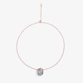 HAPPY FROG NECKLACE WITH COLORED NUGGET